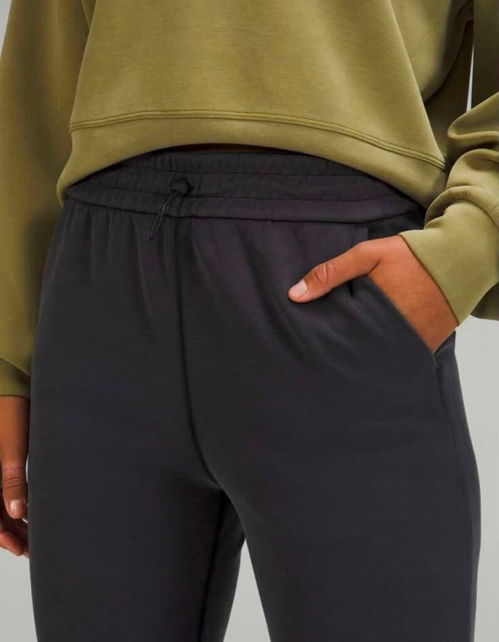 Lululemon Brushed Softstreme Split-Hem High-Rise Pants - Size 14 (Retails For $148)