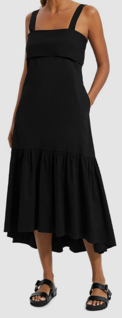 Theory NWT Linen Tie Back Dress (Retails For $395) - Size Medium
