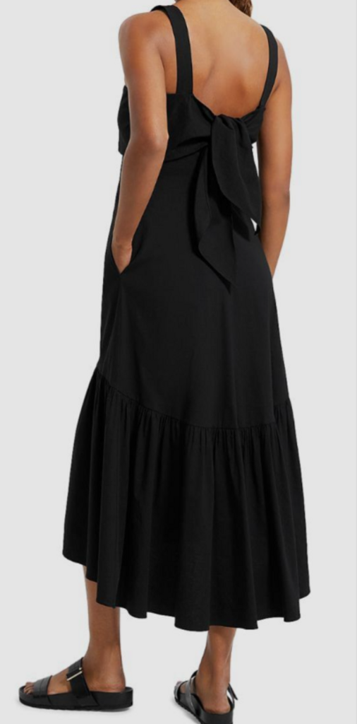 Theory NWT Linen Tie Back Dress (Retails For $395) - Size Medium