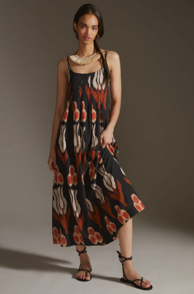 Anthropologie Nikki Pleated Maxi Dress (Retails For $170) - Size Small
