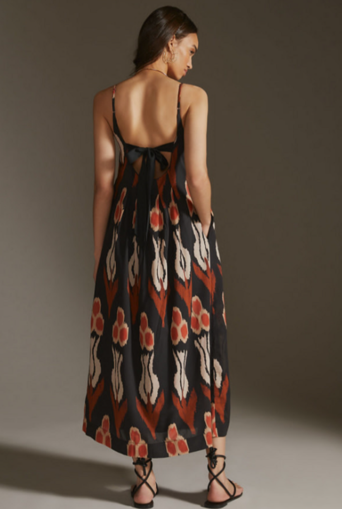 Anthropologie Nikki Pleated Maxi Dress (Retails For $170) - Size Small