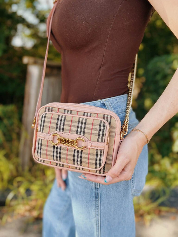 Burberry 1983 Check Camera Bag