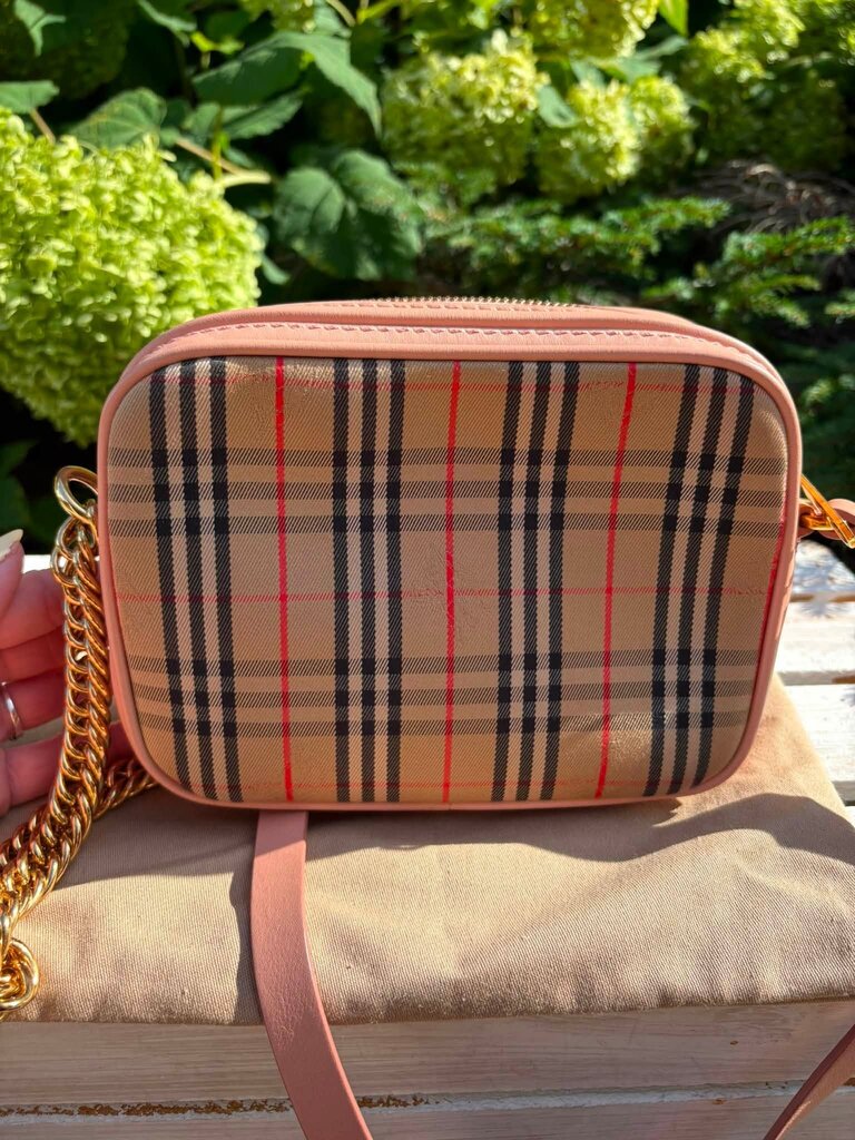Burberry 1983 Check Camera Bag