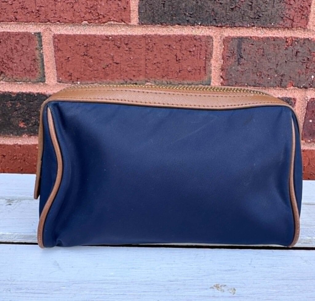 Tory Burch Embossed Nylon Cosmetic Pouch