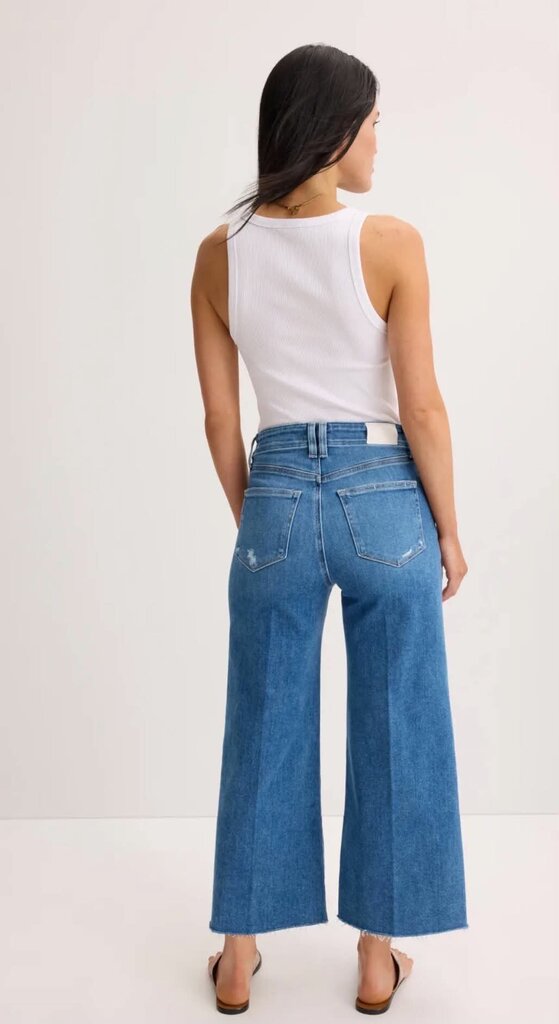 Paige Anessa High-Rise Wide Leg Jeans - Size 26