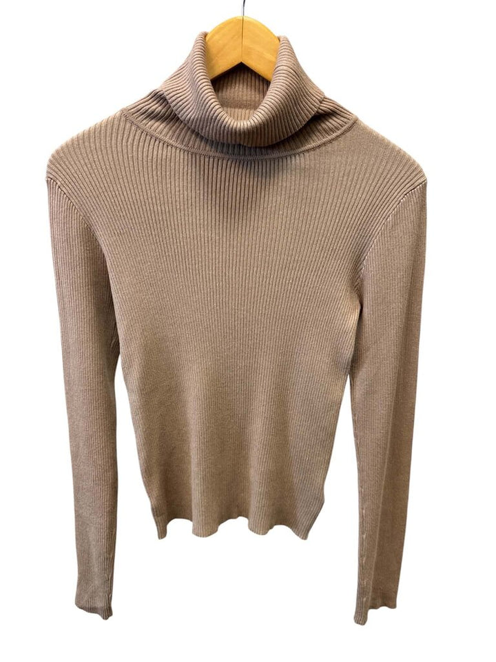 John + Jenn Rib Knit Turtleneck Sweater - Size Medium