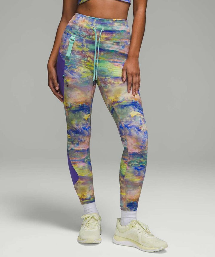 Lululemon Cargo Super-High-Rise Hiking Leggings in Altered Nature Multi - Size 6