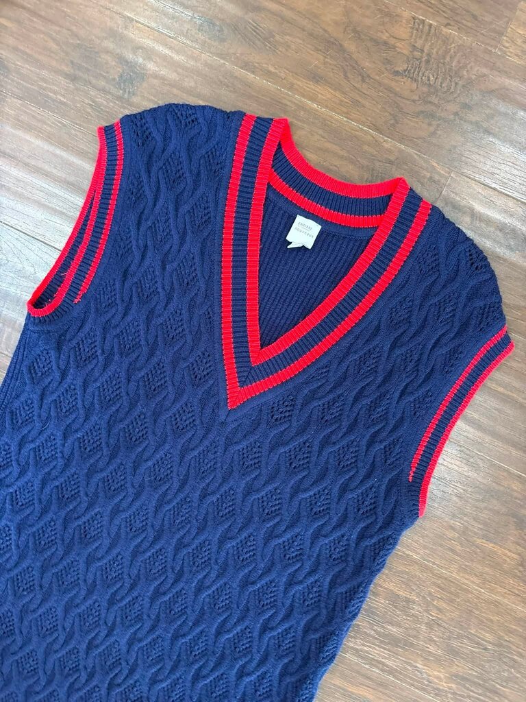 Nouveaux Preppy Knit Sweater Dress - Size XS