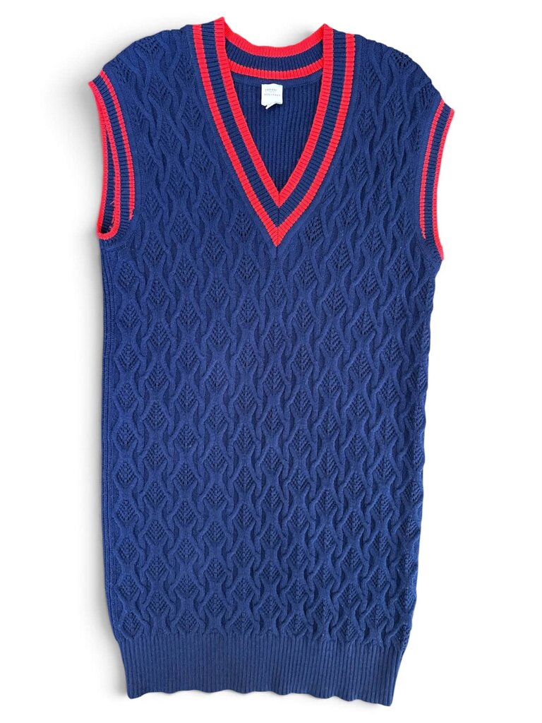 Nouveaux Preppy Knit Sweater Dress - Size XS