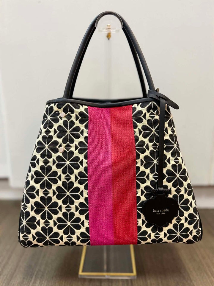 Kate Spade Flower Jacquard Tote Bag
