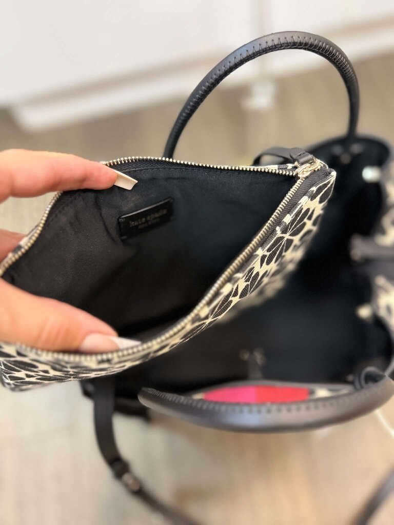 Kate Spade Flower Jacquard Tote Bag