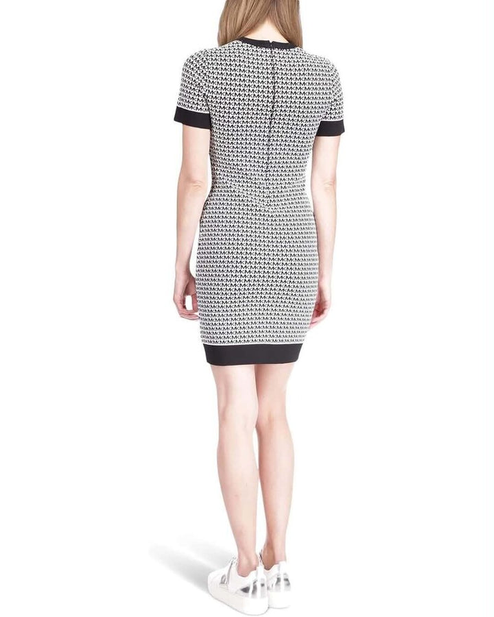 Michael Kors Logo-Print Mini Dress - Size Small