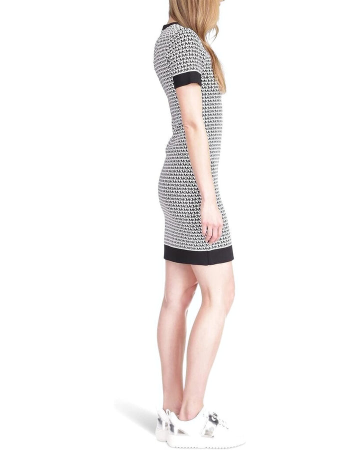 Michael Kors Logo-Print Mini Dress - Size Small