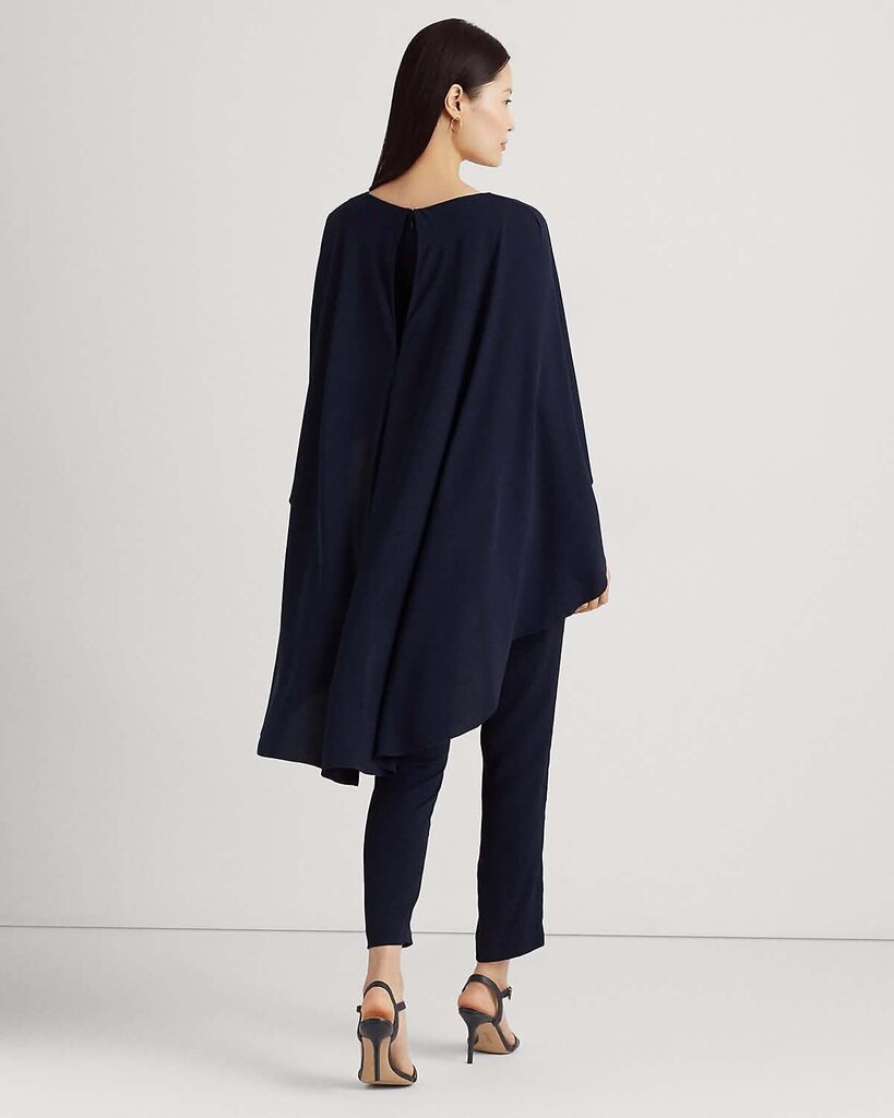 Ralph Lauren NWT Belted Cape Georgette Jumpsuit - Size 4 (Retails $295)