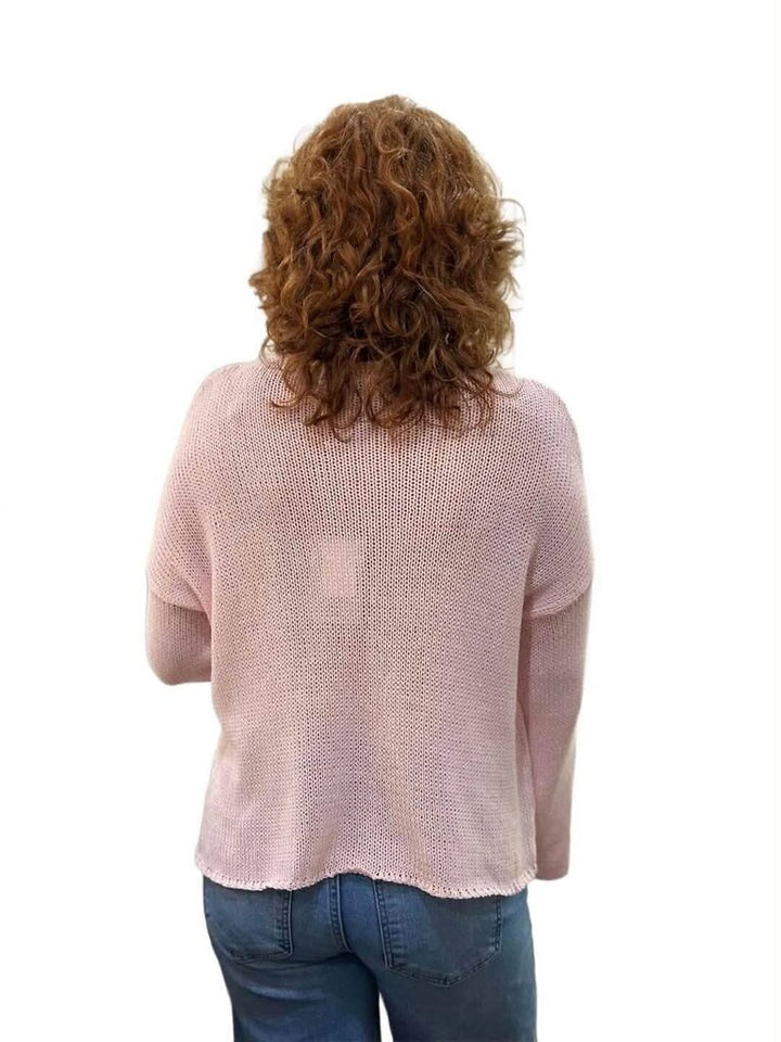 Wooden Ships NWT Sonnet Cotton Cardigan In Caprice Pink - Size S/M