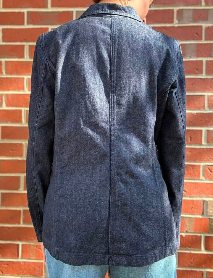 Ralph Lauren NWT Denim Blazer in Deep Rinse - Size 12 (Retails for $245)
