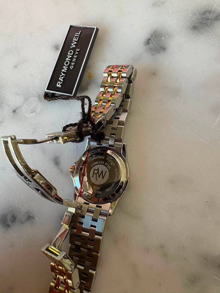 Raymond Weil Tango NIB 5790 Dual Tone Watch