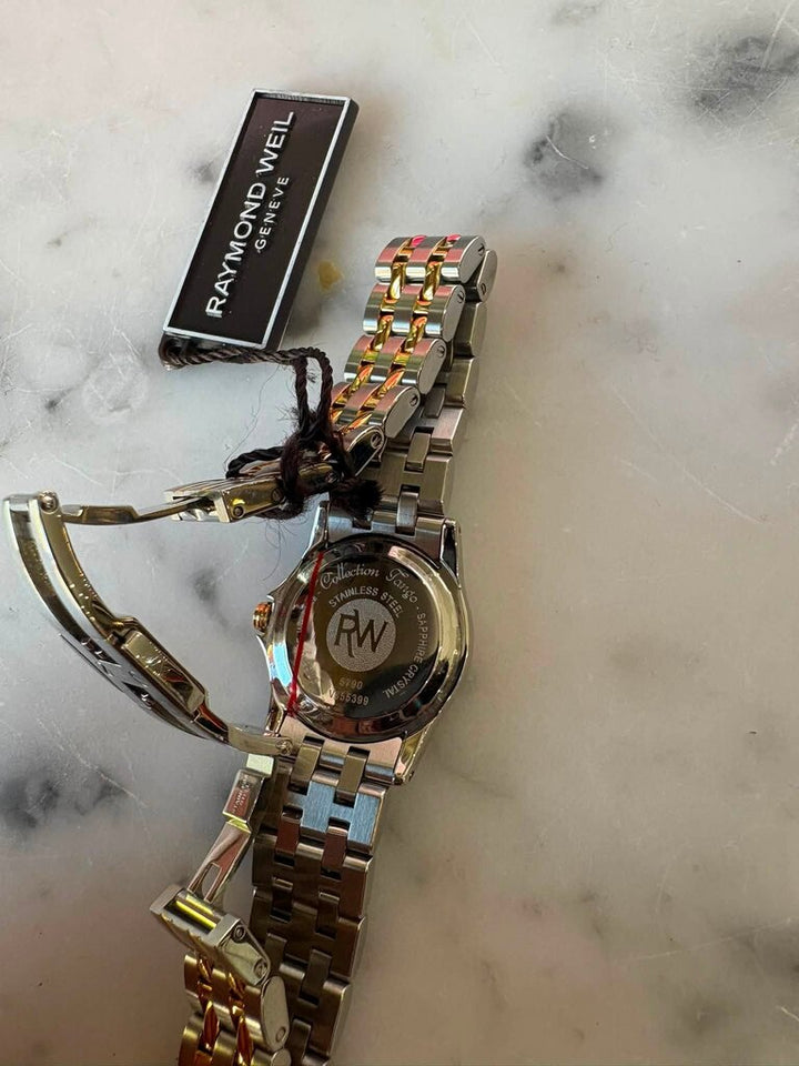 Raymond Weil Tango NIB 5790 Dual Tone Watch