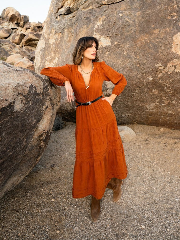 Xirena Addison Dress in Ginger - Size Medium (Retails for $343)