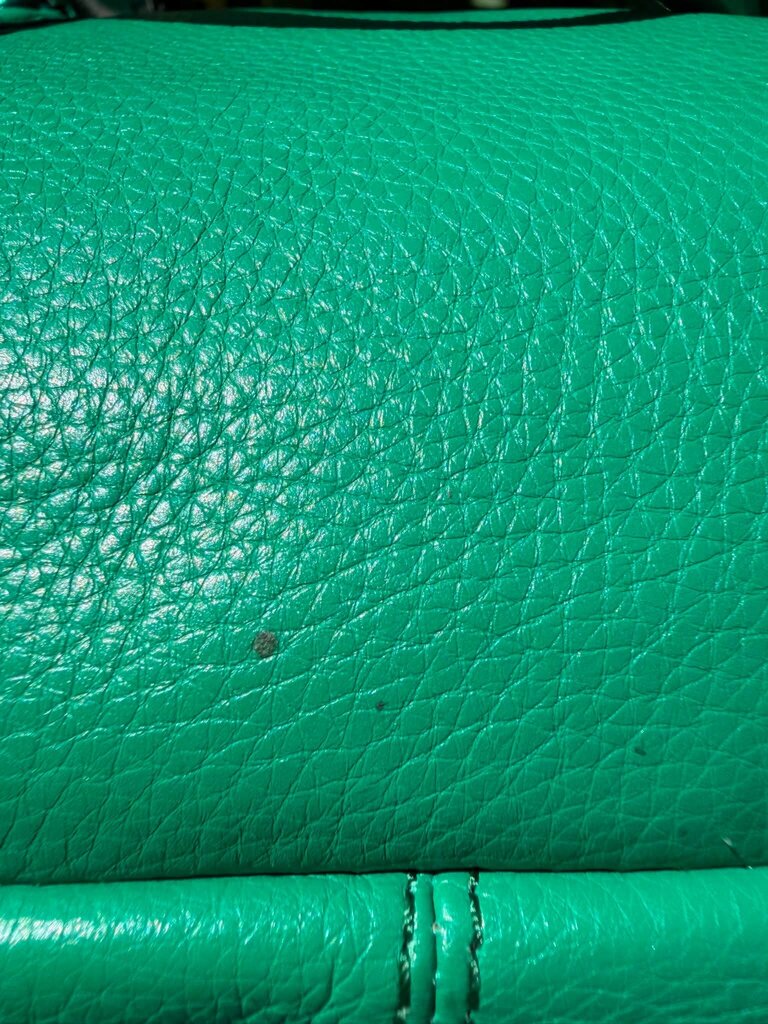 Coach Rivet Central Enamel Studded Satchel