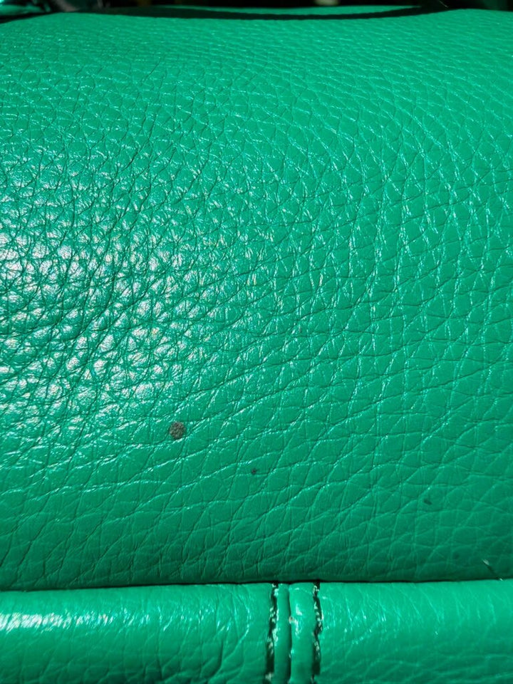 Coach Rivet Central Enamel Studded Satchel