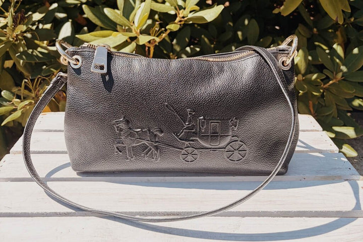 Coach Embossed Horse And Carriage Charley Crossbody