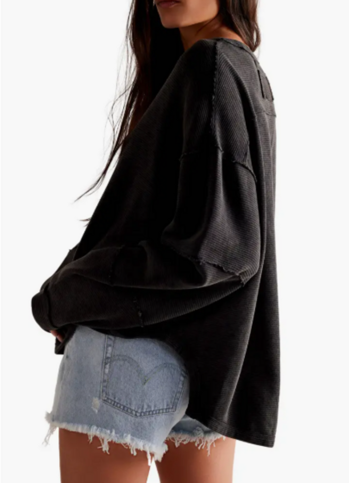 Free People Total Eclipse Oversize T-Shirt - Size Medium(Retails $68)