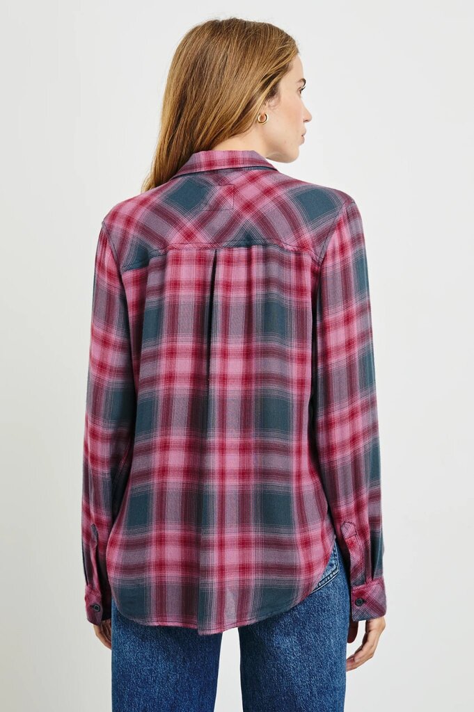 Rails Hunter Shirt in Dusty Mauve Evergreen - Size Medium(Retails $188)