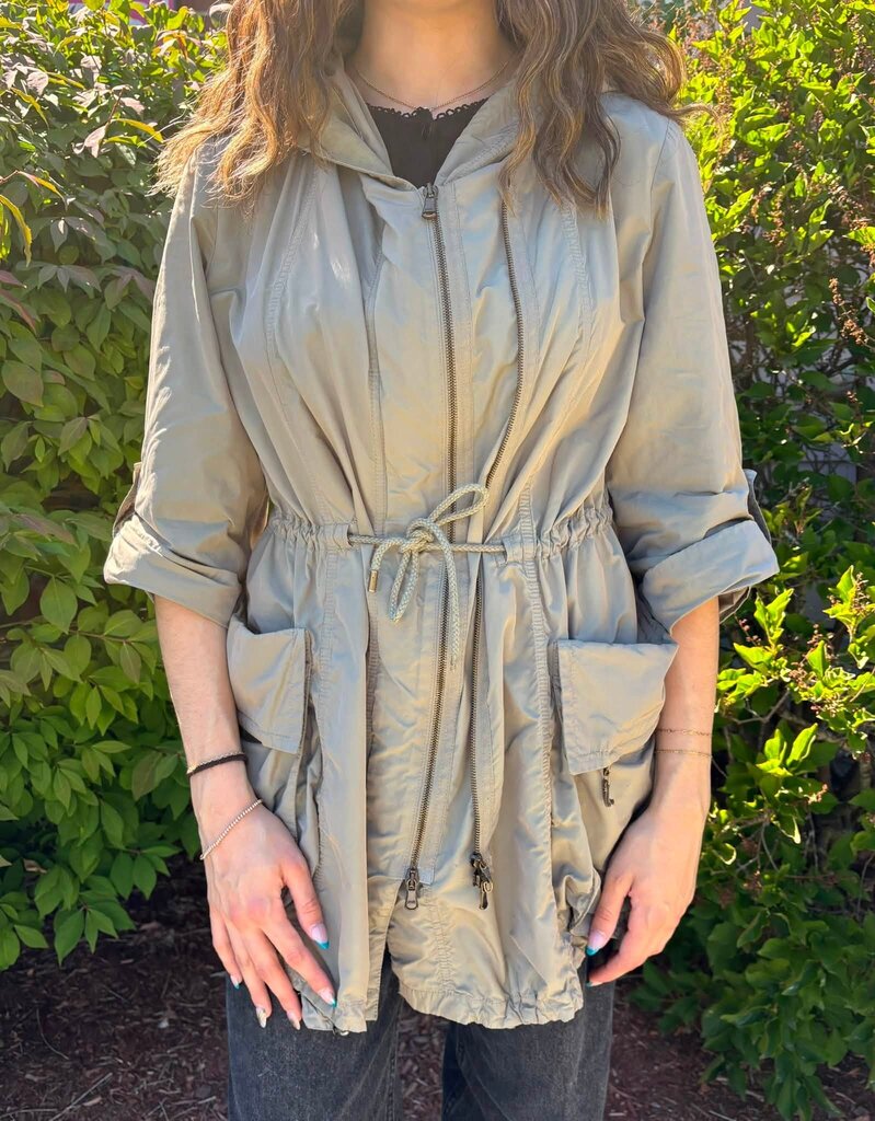 Brunello Cucinelli Silk Dual Zip Windbreaker - Size 46