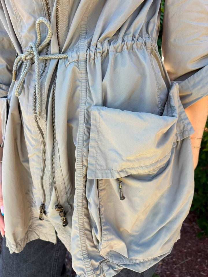 Brunello Cucinelli Silk Dual Zip Windbreaker - Size 46