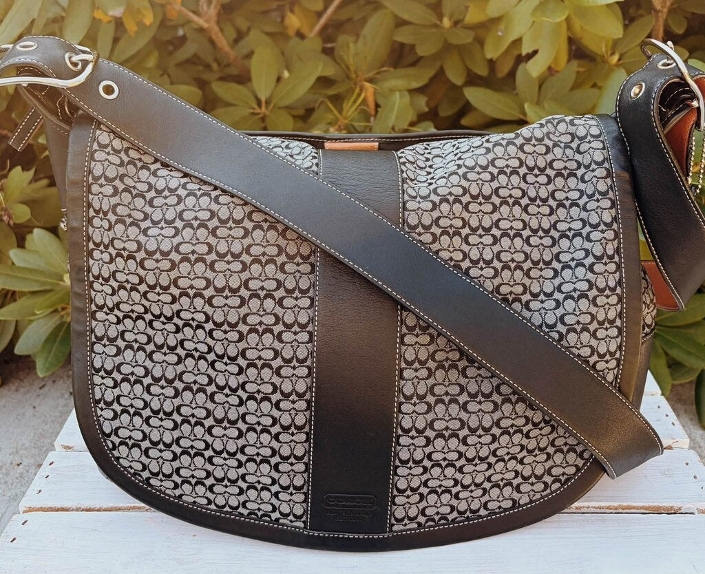 Coach Vintage Signature C Saddle Messenger Bag