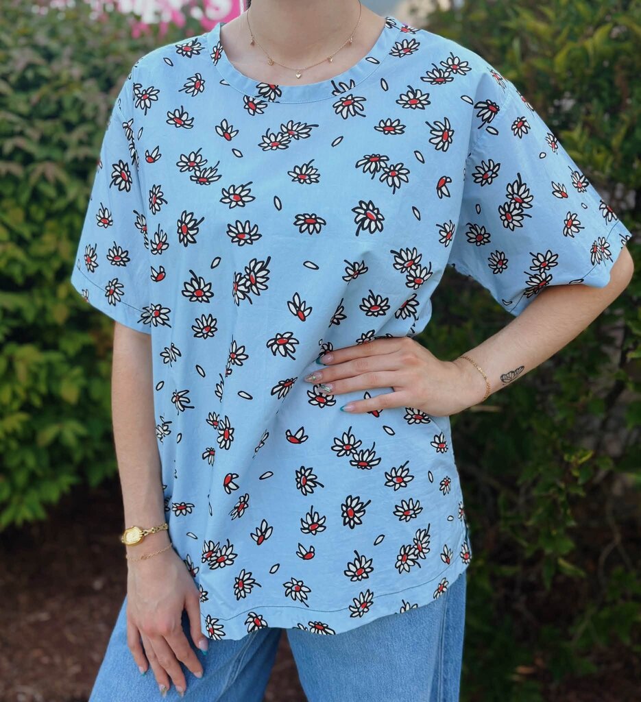 Marni Frank NWT Navin Floral Top in Petals Poplin - Size Small (Retails for $717)