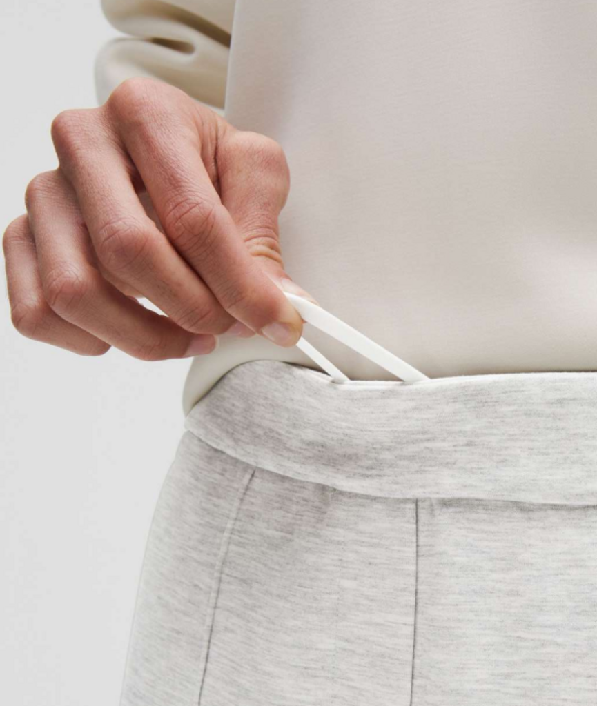 Lululemon Softstreme Pintuck Mid-Rise Pant *Regular In Heathered Core Ultra Light Grey - Size Small (Retails for $128)