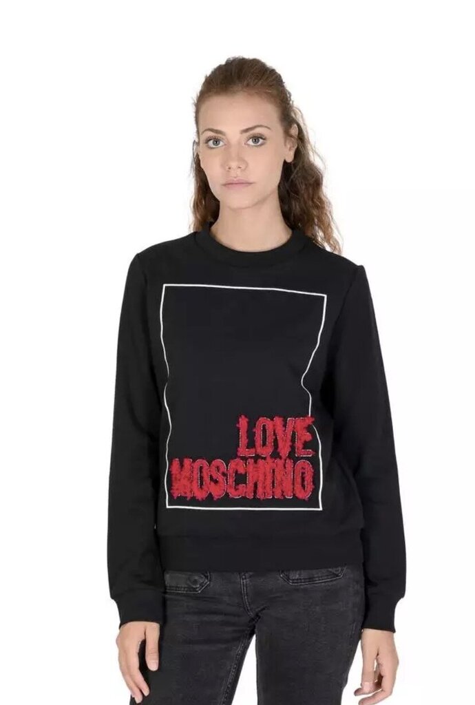 Love Moschino NWT Black Box Logo Sweatshirt - Size 2