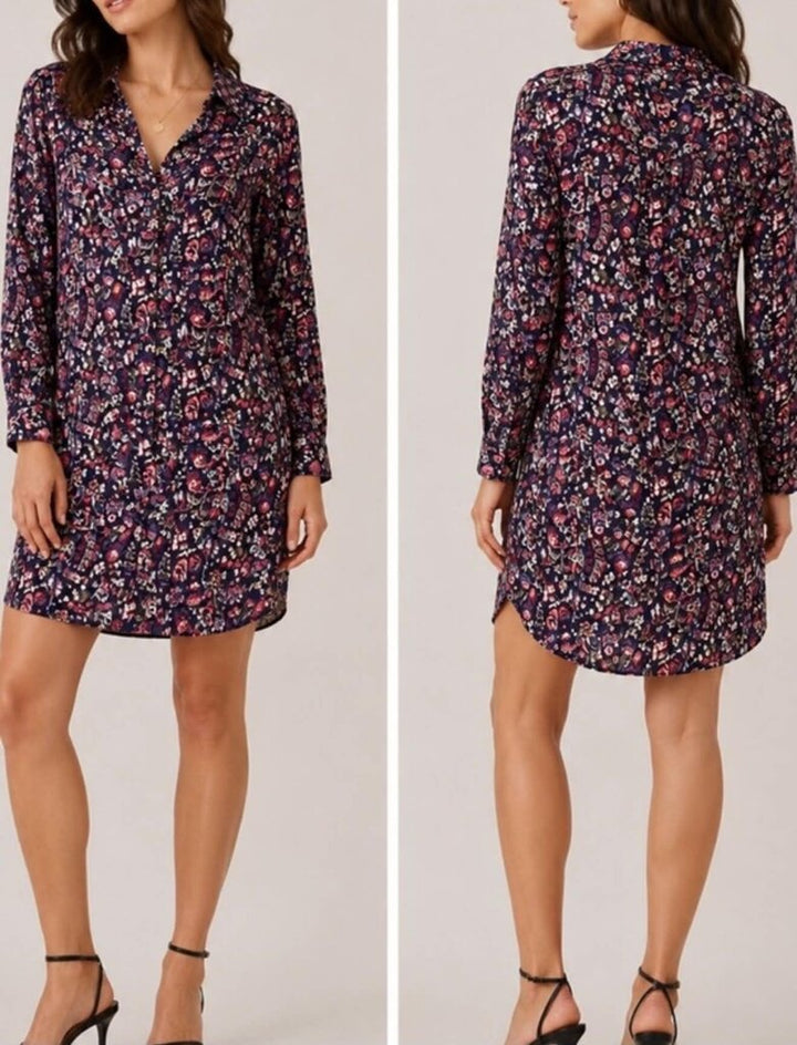 TB Floral Mini Shift Dress- Size Small