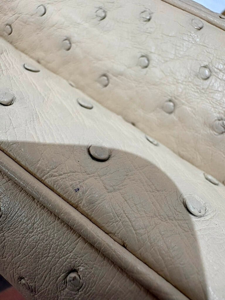 Gucci Large Arli Ostrich Bag