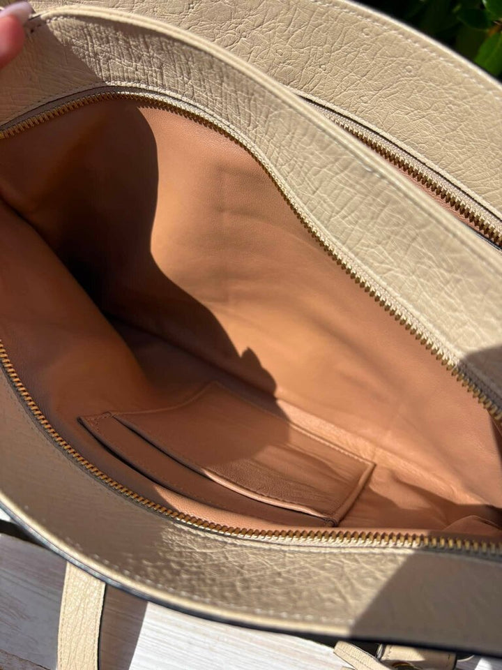 Gucci Large Arli Ostrich Bag