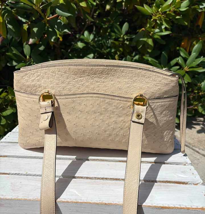 Gucci Large Arli Ostrich Bag
