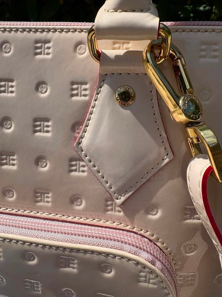 Arcadia Patent Leather Dome Satchel