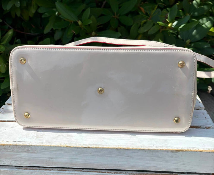 Arcadia Patent Leather Dome Satchel