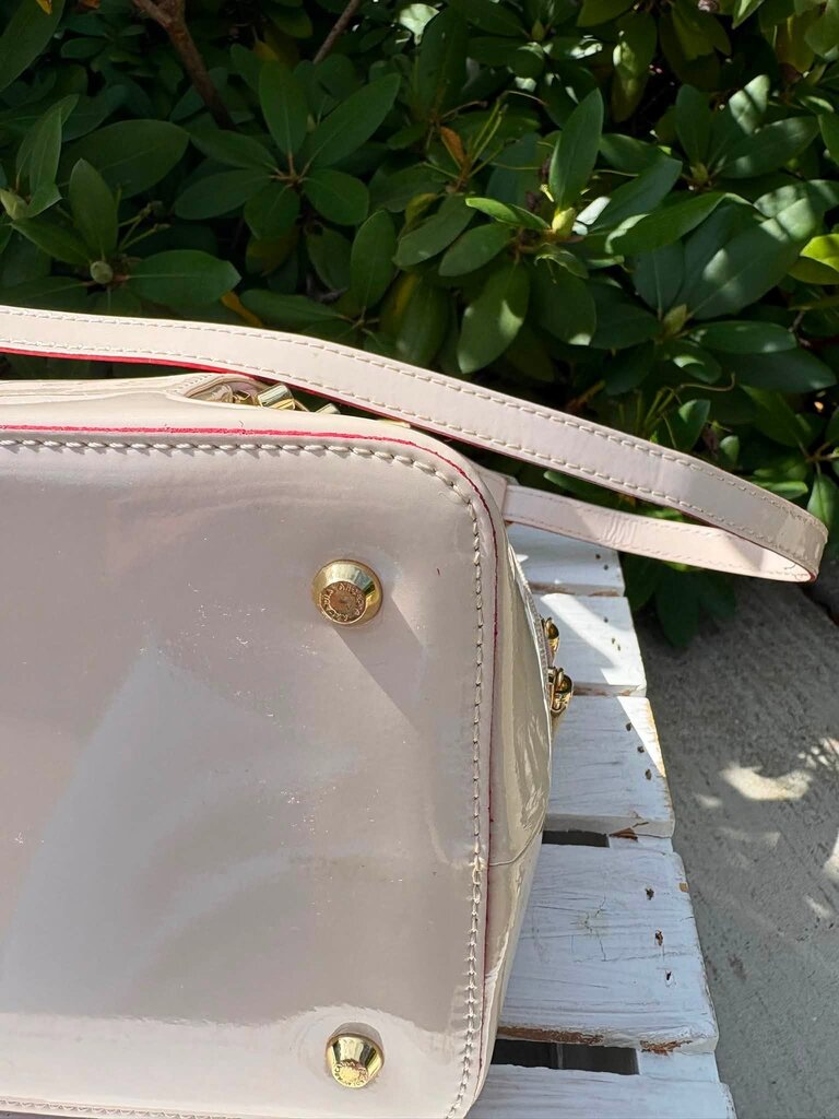 Arcadia Patent Leather Dome Satchel