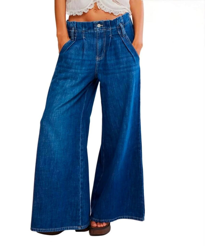 Free People Forager Super Wide-Leg Jeans - Size 26 (Retails for $168)