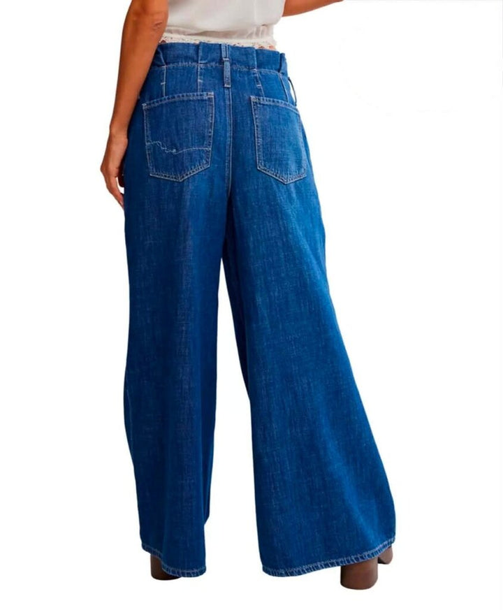 Free People Forager Super Wide-Leg Jeans - Size 26 (Retails for $168)