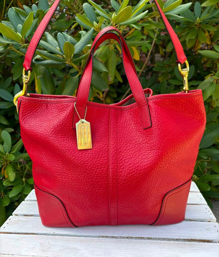 Coach Hadley Pebble Grain Leather Purse