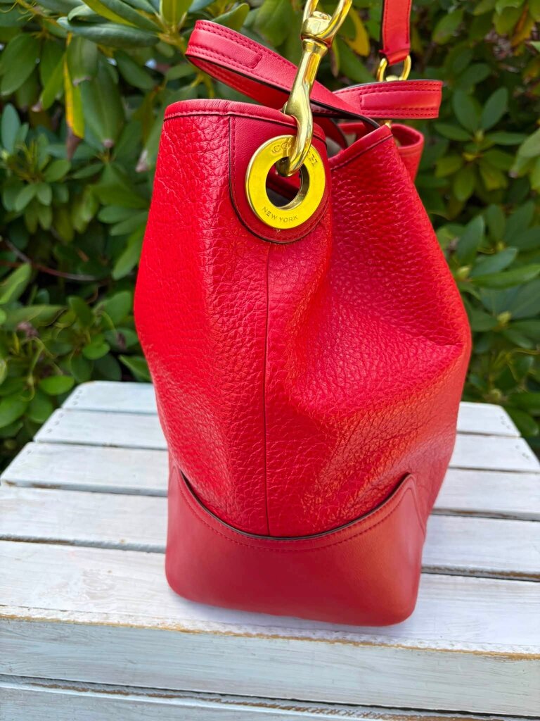 Coach Hadley Pebble Grain Leather Purse
