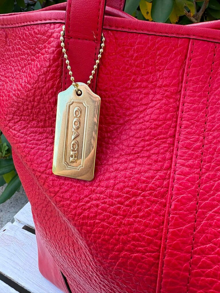 Coach Hadley Pebble Grain Leather Purse