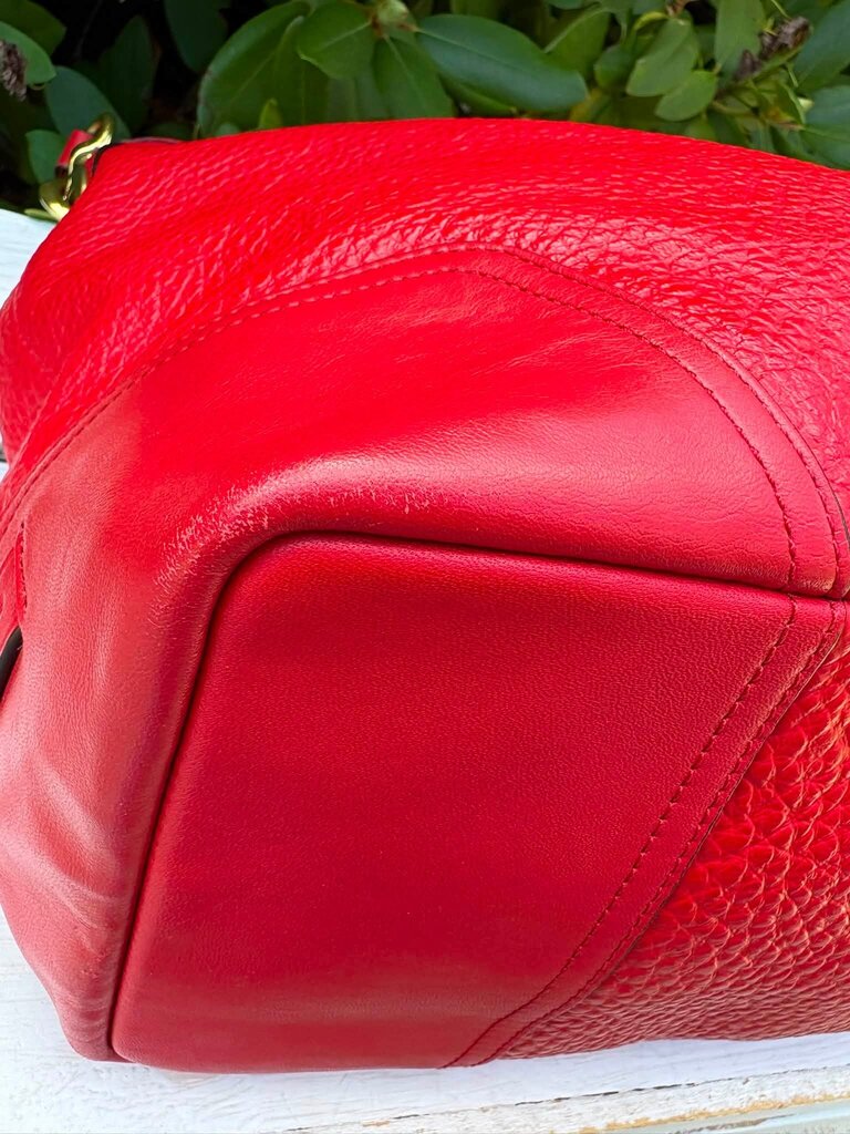 Coach Hadley Pebble Grain Leather Purse