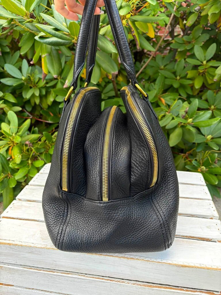 J Crew Pebble Leather Dome Satchel