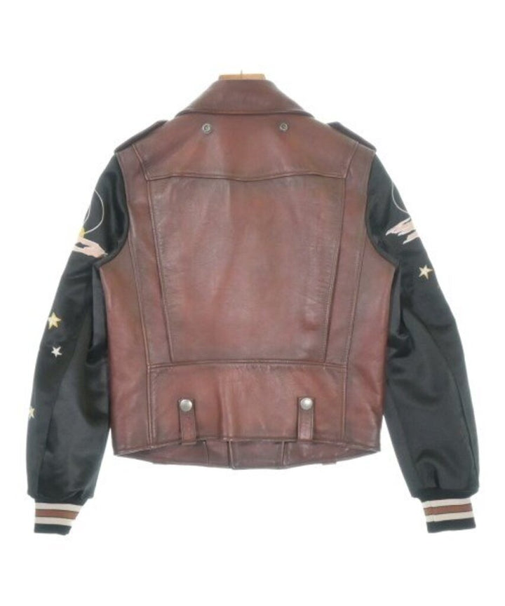 Coach Embroidered Souvenir Leather Biker Jacket - Size XS