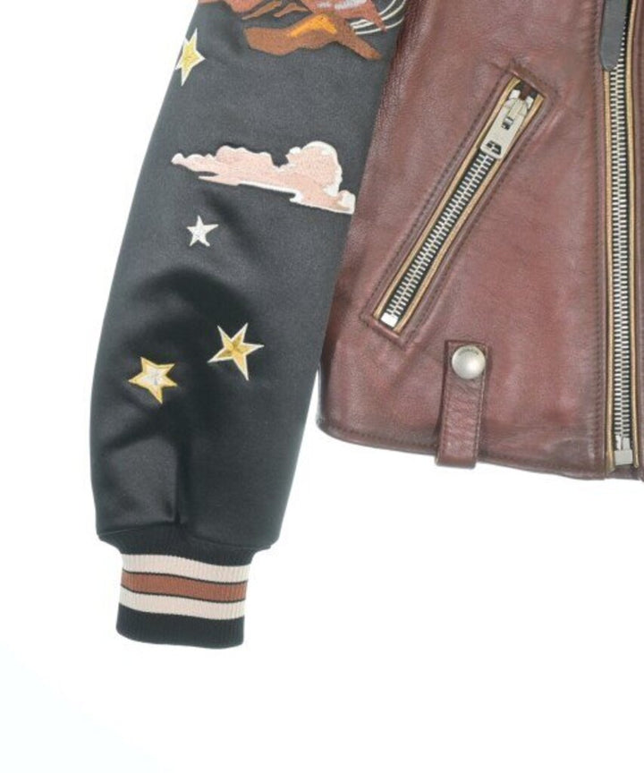Coach Embroidered Souvenir Leather Biker Jacket - Size XS